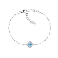 Armband Amen Dame Portofino in Silber Zircone BRPFBBLBZ